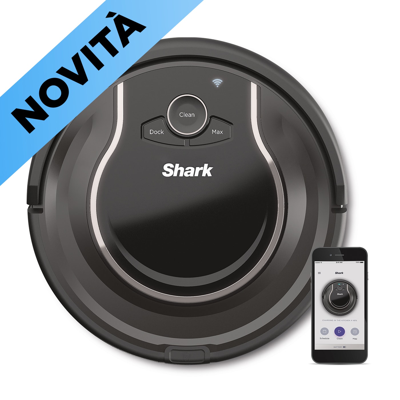 Aspirapolvere a traino senza sacco Shark con tecnologia Dynamic, modello  Pet CV100EUT