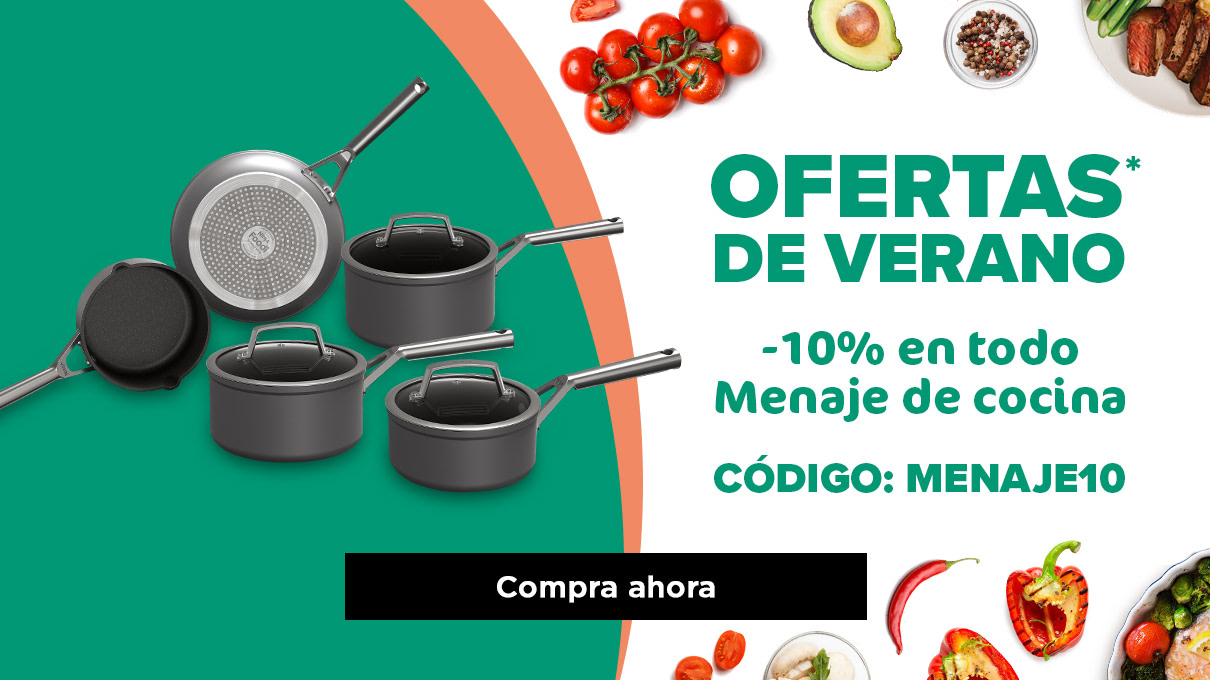 -10% en todo Menaje de cocina con el código MENAJE10