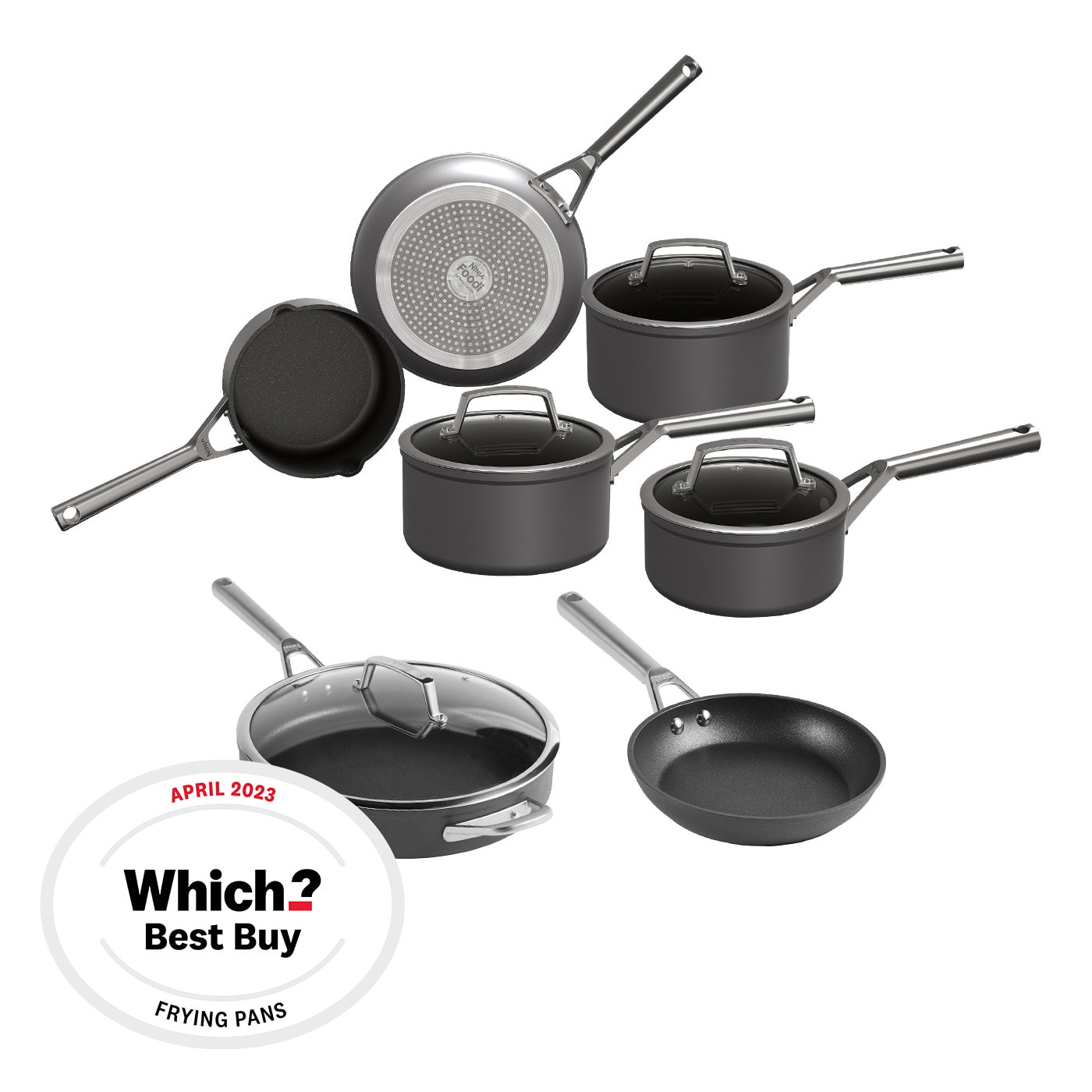 Exclusive: Ninja 7 Piece Cookware Bundle with ZEROSTICK
