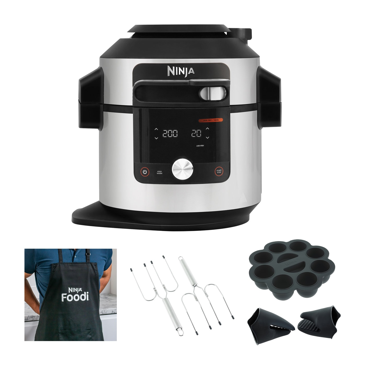 Lid For) Ninja Foodi MAX 14-in-1 SmartLid Multi-Cooker & Air Fryer