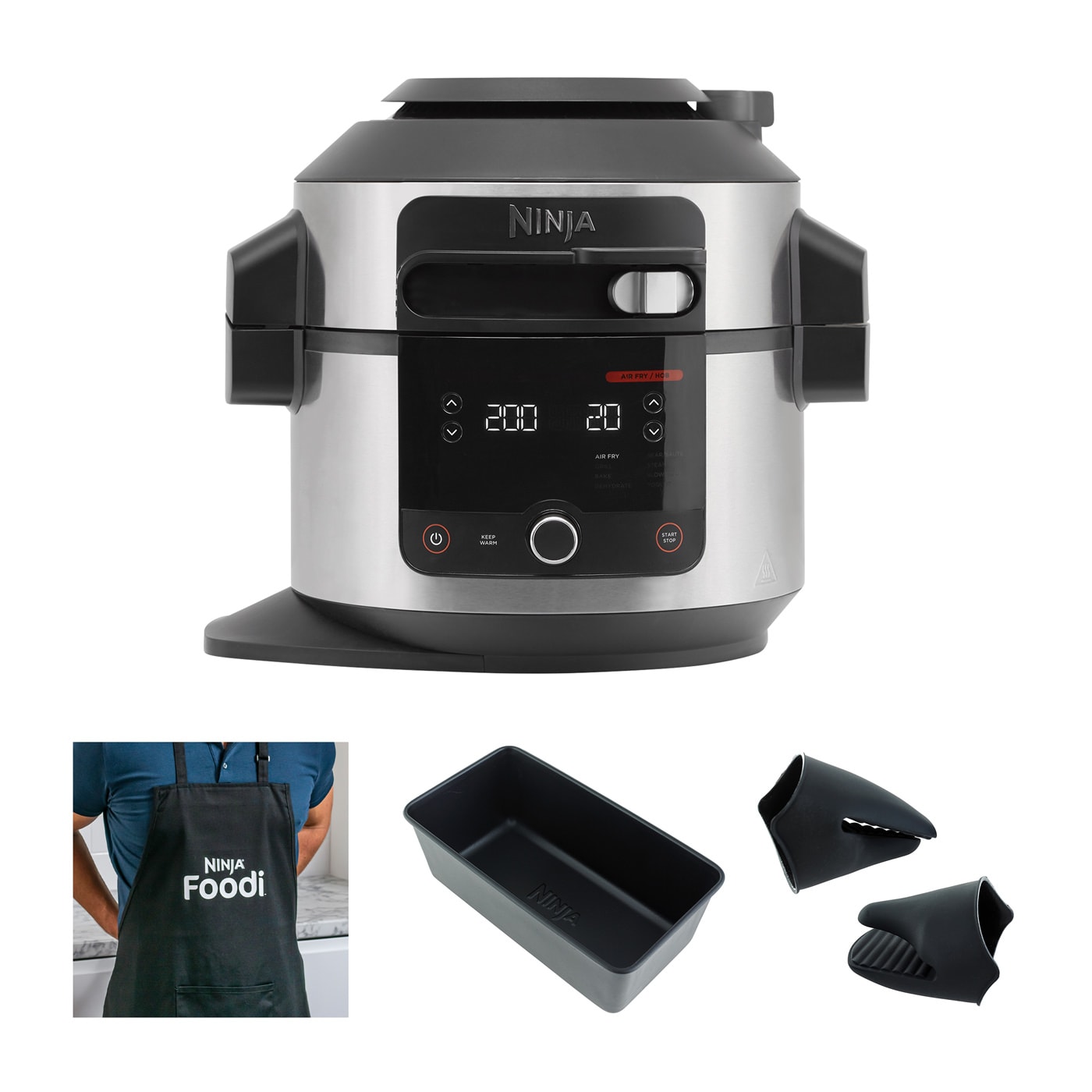 Ninja OL550EU Foodi Smartlid Multi Cooker Panela Elétrica Multifunções 6L