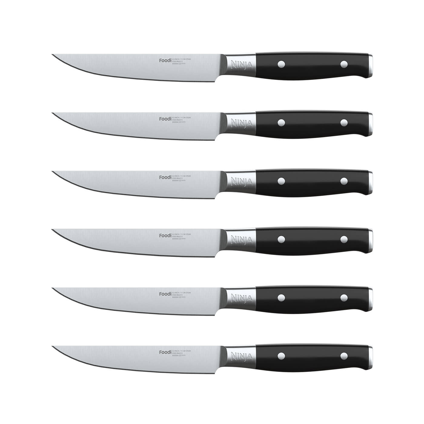 Ninja Foodi StaySharp Knife Bundle - 6-Piece Knife Set + 6 Steak