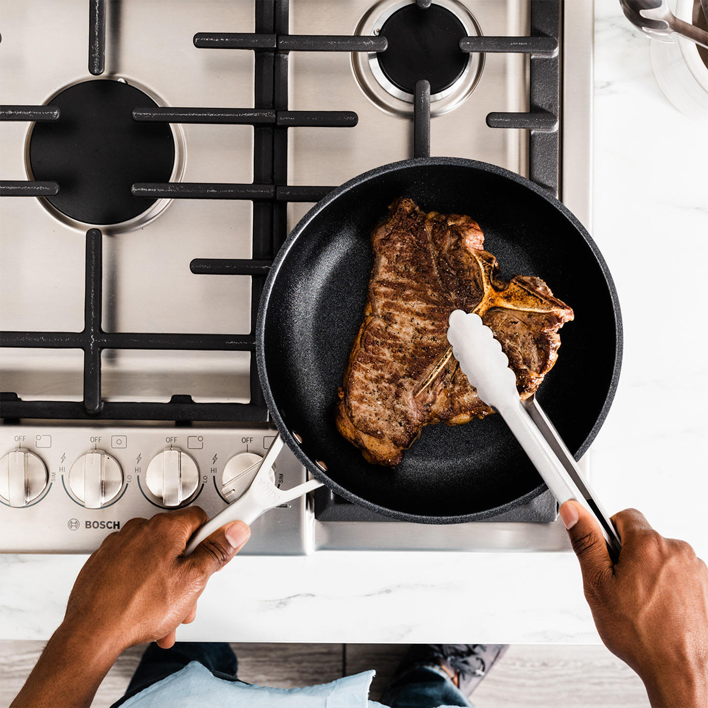 ZEROSTICK Stainless Steel Pan Set