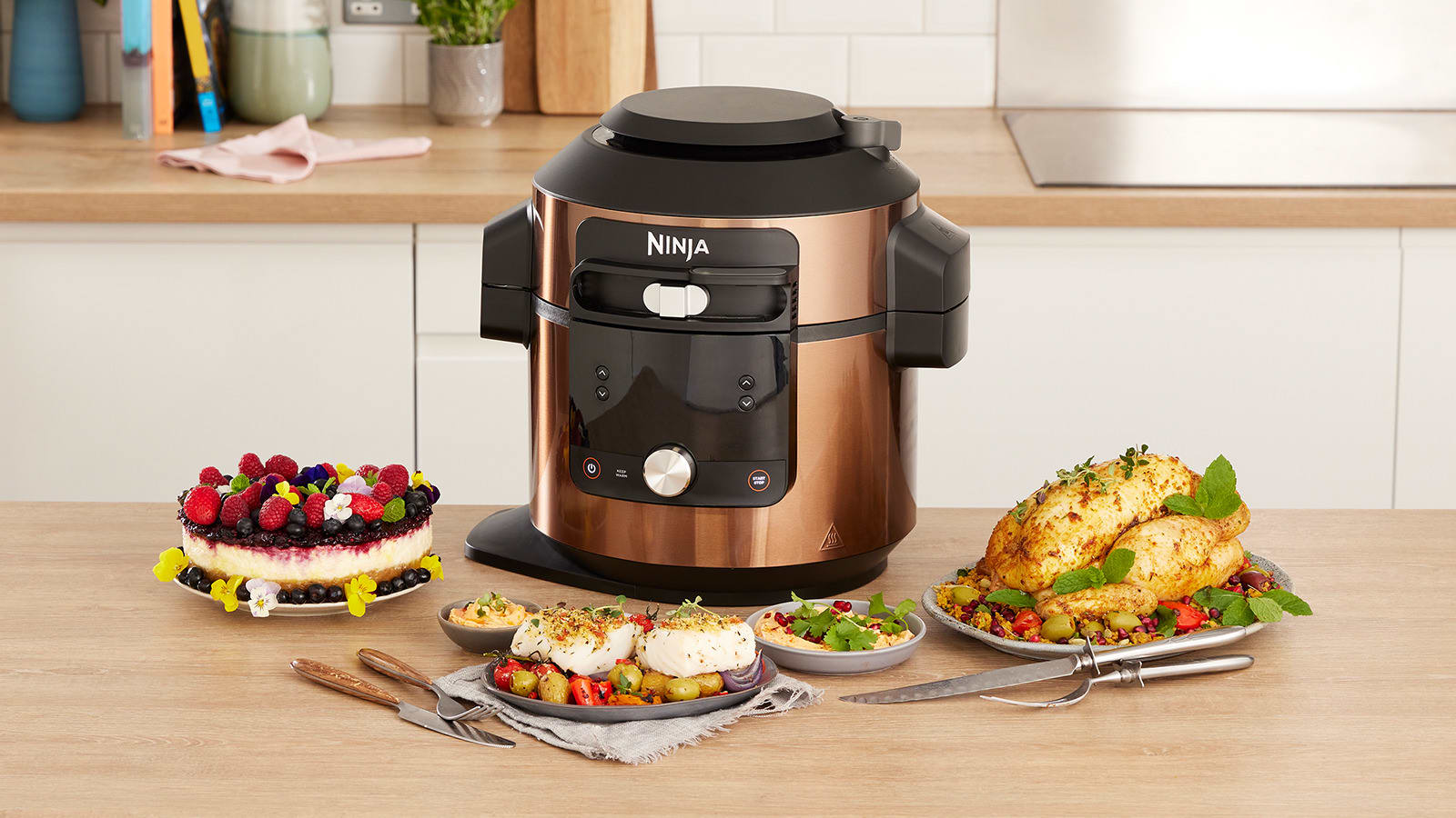 OL650UK - NINJA Foodi MAX 14-in-1 SmartLid OL650UK Multicooker - Stainless  Steel & Black - Currys Business