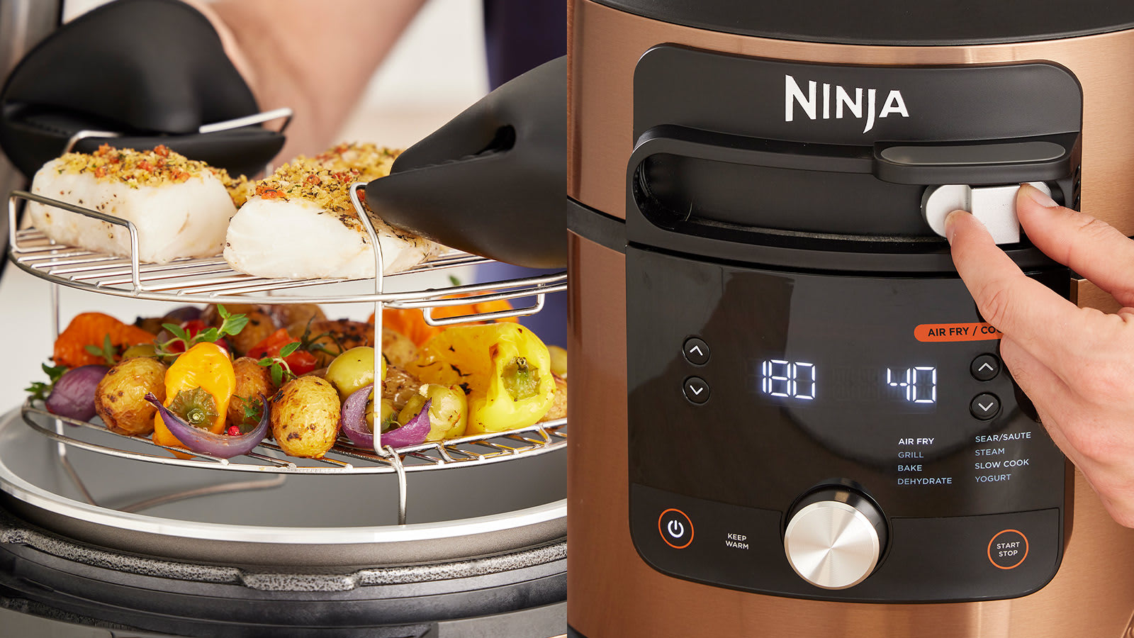 Ninja Foodi Multicuiser Airfryer Test Avis Unboxing Démo Utilisation  Recette Ninja 6 Litre 7en1 