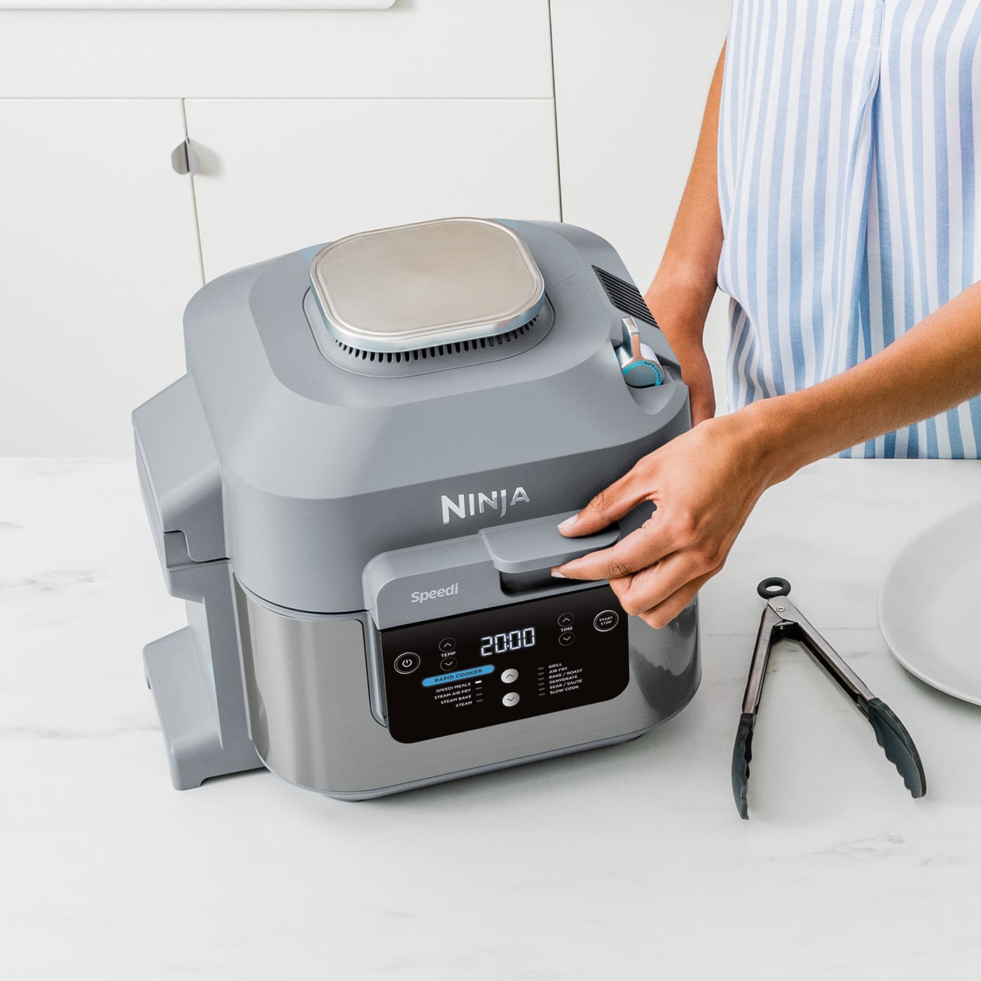 Ninja Rapid Cooker that makes healthy meals in just 15 minutes has over  £100 off: 'Has transformed the way we cook