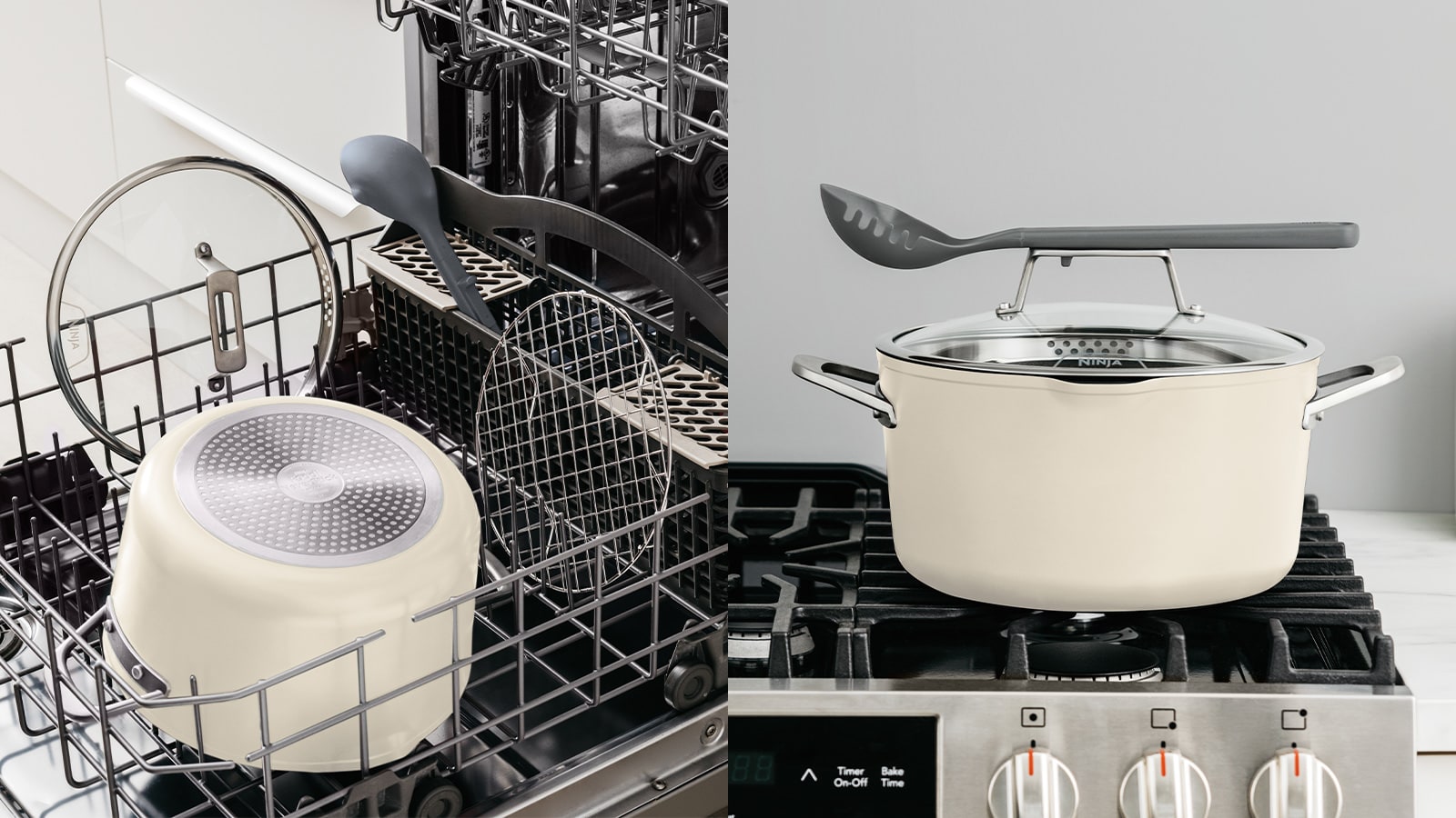 Ninja Foodi 8in1 Possible Pot with ZEROSTICK [Vanilla Bean] CW202WHUK