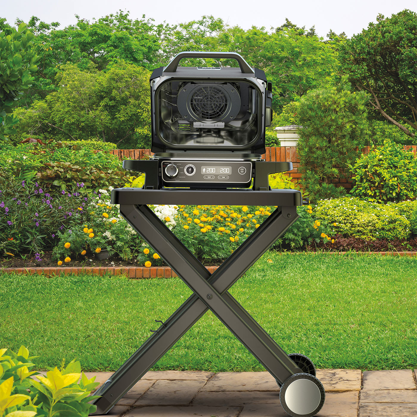 Barbecue Ninja Woodfire Pro Xl Housse Pour Barbecue D'extérieur Ninja Woodfire Et Four à Pizza Sur Son Support, Convient Pour Barbecue Ninja OG701 OG751, Pour Ninja Woodfire Pro XL Outdoor Grill OG951