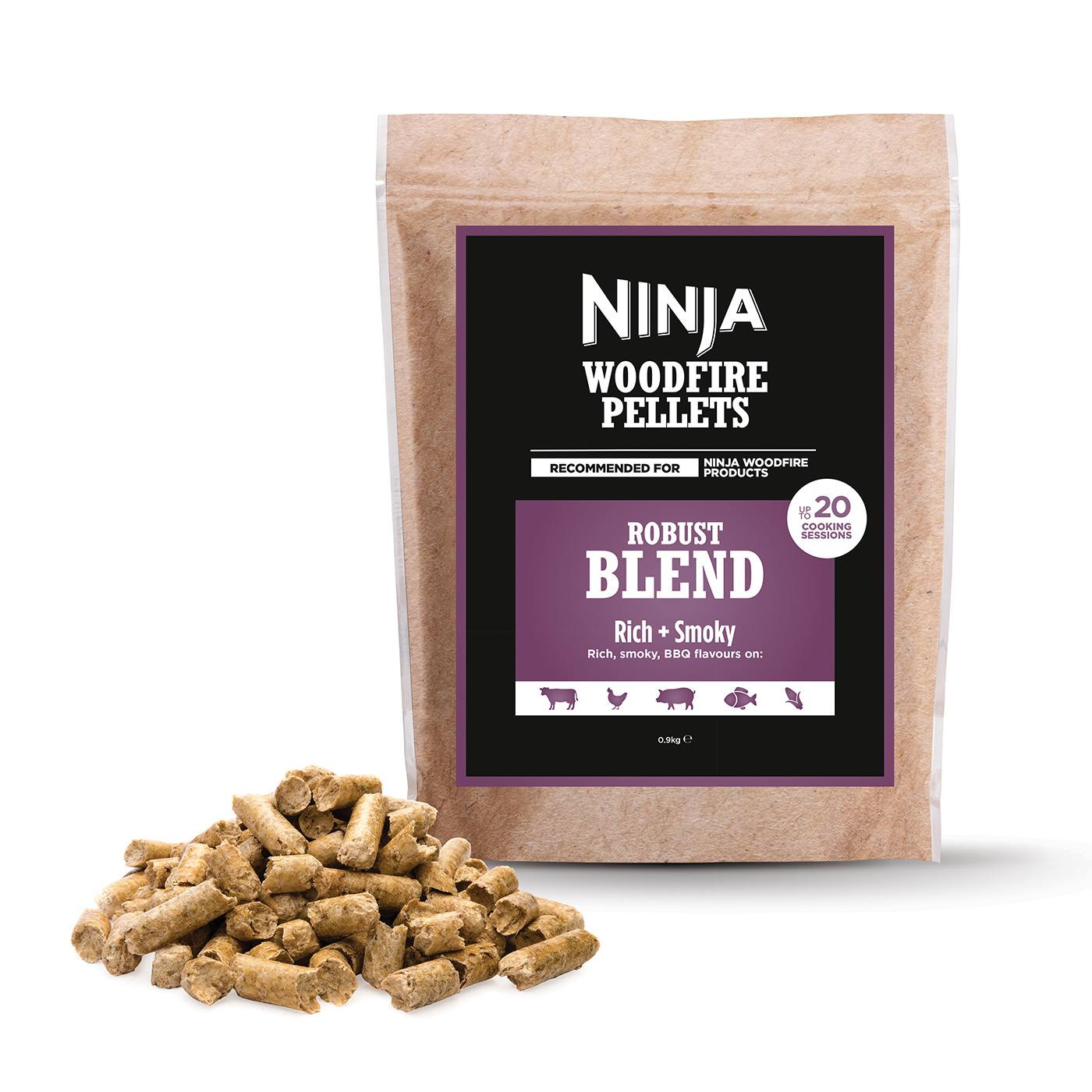 Enlace a los Pellets de madera 100% natural Mezcla Intensa