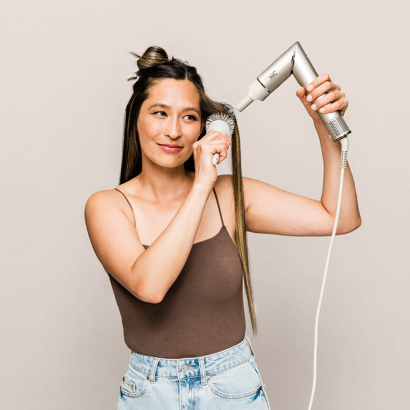Shark FlexStyle 3-in-1 Haarstyler und -trockner - Stone HD424SLEU Produktbild