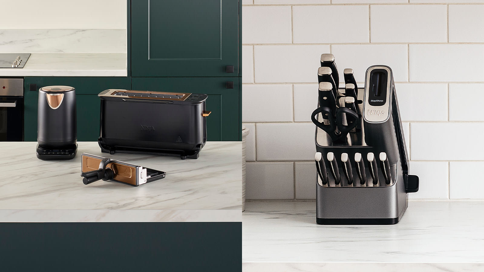 Ninja Exclusive Black Friday Toaster, Kettle & Knives Bundle