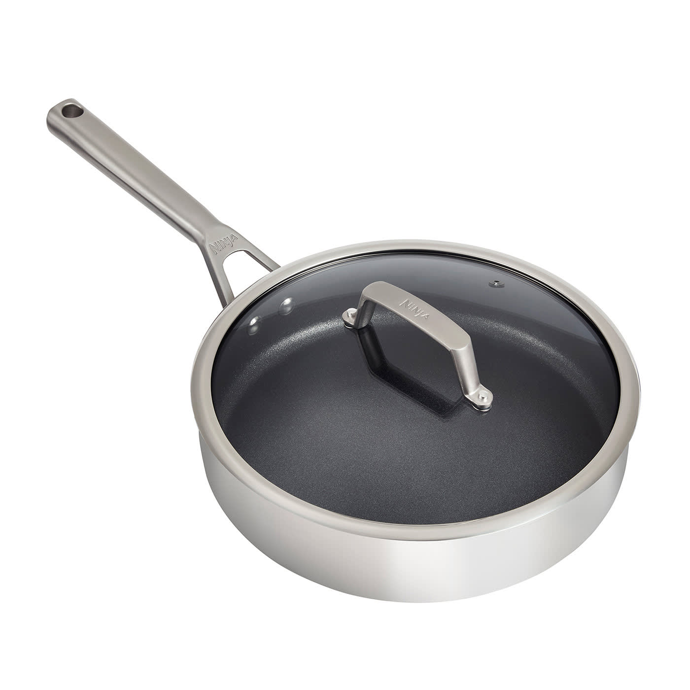 Sauteuse 26cm  en inox  Ninja Foodi ZEROSTICK avec couvercle – C60126EU photo du produit