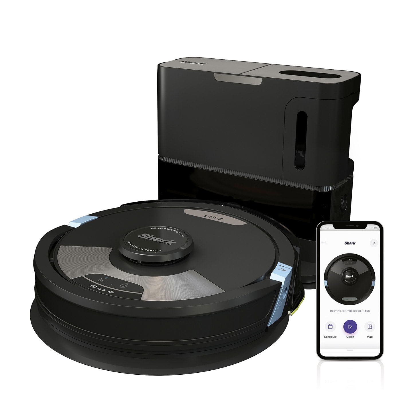 Aspirateur robot Shark AI ULTRA 2-en-1 avec station d’autovidage RV2600WSEU photo du produit