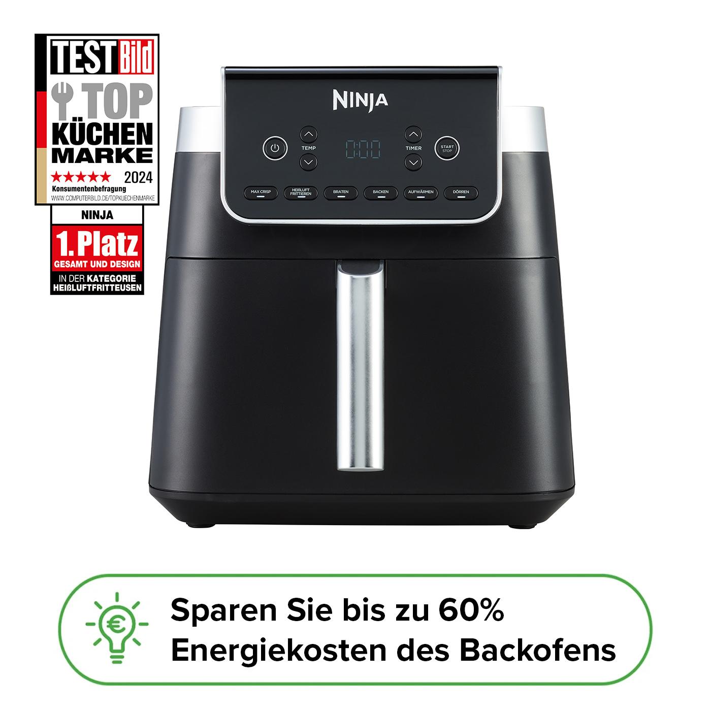 Ninja Heißluftfritteusen AirfryerTechnologie Fritteusen ohne Fett