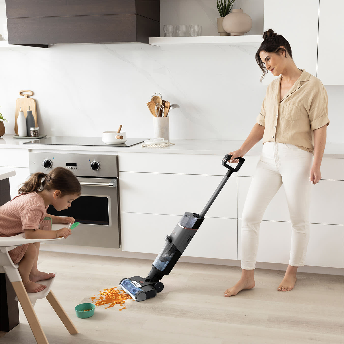 Aspirateur laveur SHARK Sans fil Hydrovac WD210EU - Électroménager