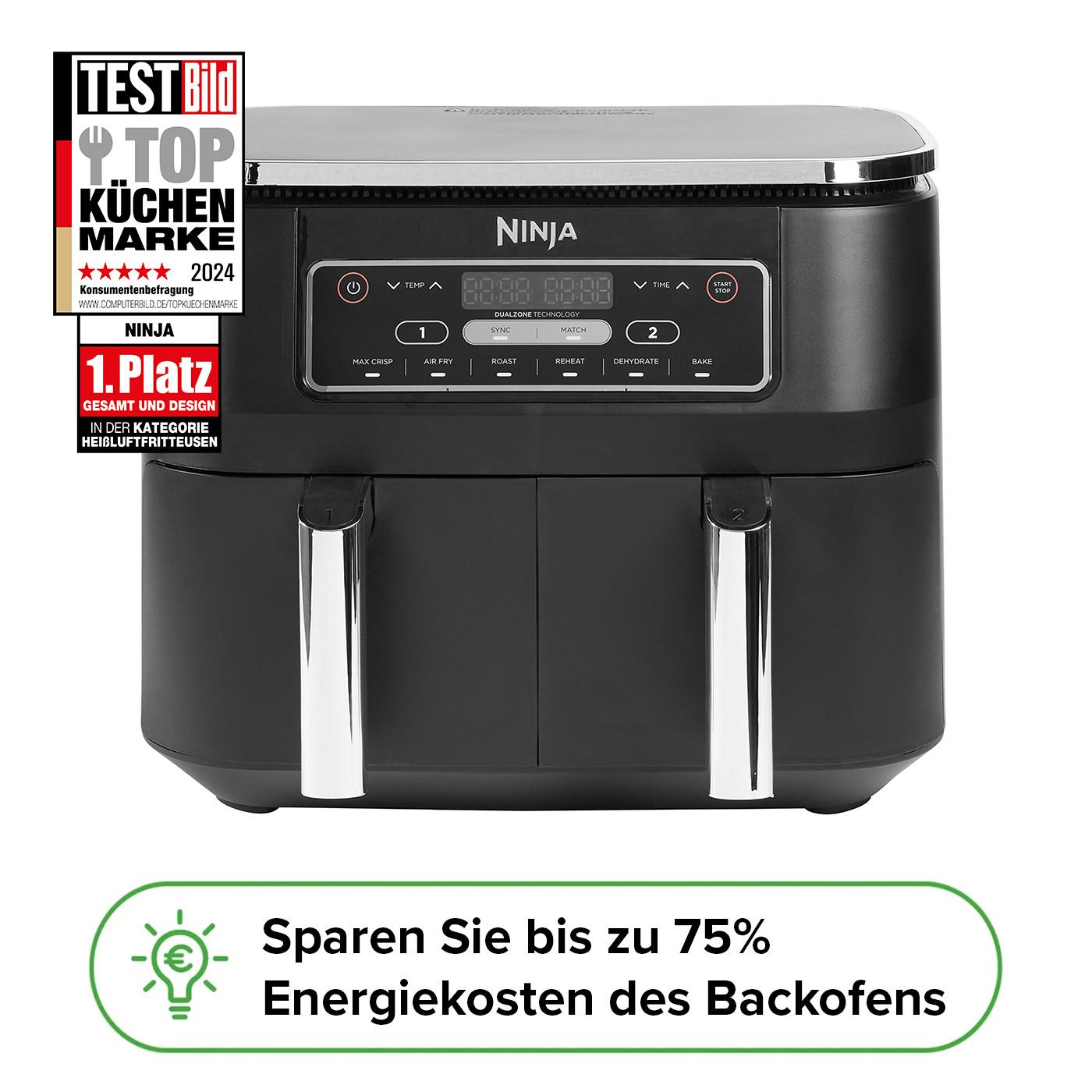 Ninja Foodi Dual Zone Heißluftfritteuse AF300EU Produktbild