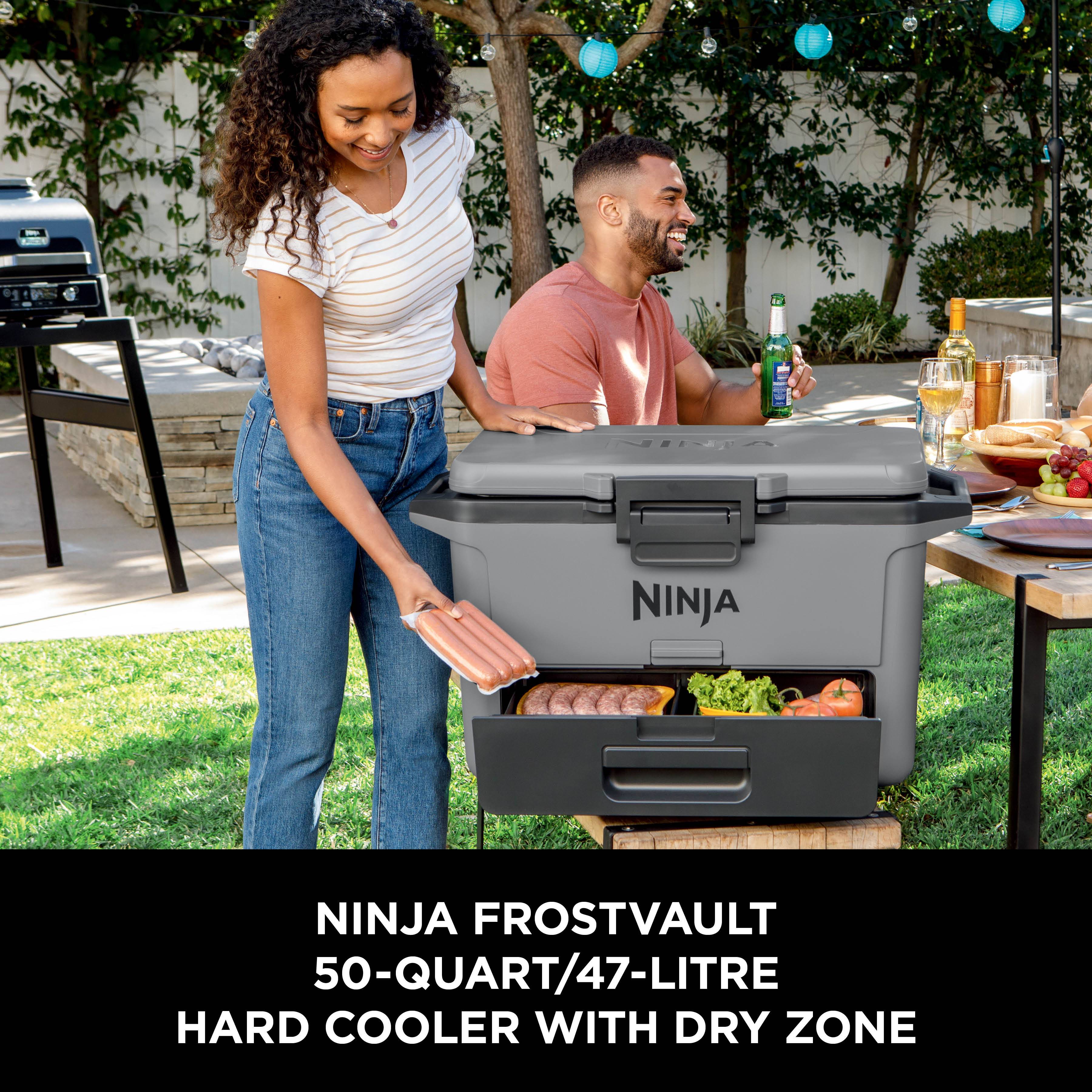 Ninja FrostVault Hard Cooler 50QT/48L with Dry Zone Premium - Certified Refurbis - Picture 15 of 36