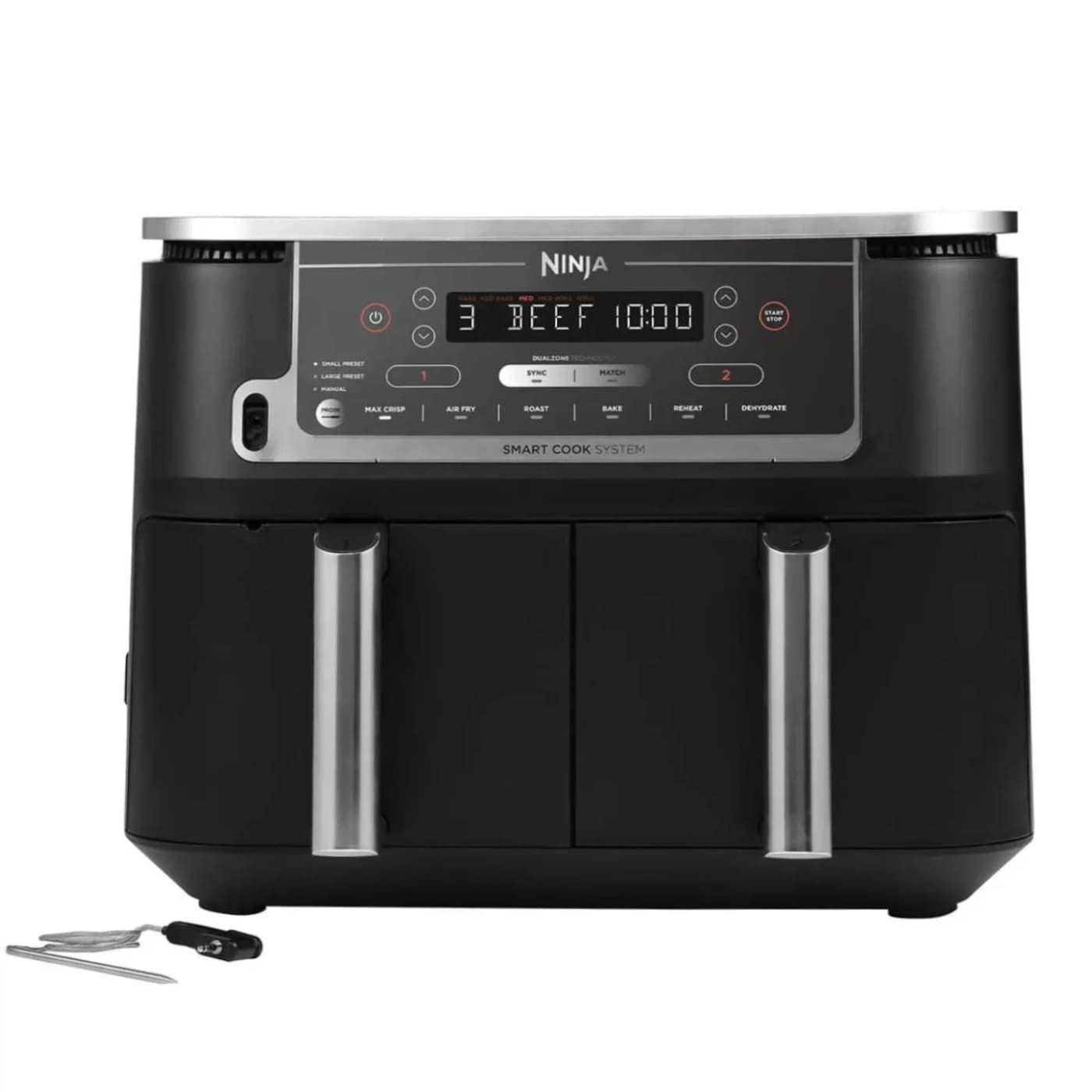 Freidora de aire doble Ninja 6 en 1 (9,5 L) con sensor digital AF451EU product photo