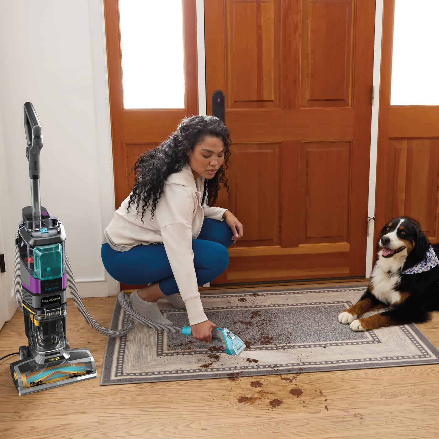 3 x more pet hair removal than any upright carpet cleaner*