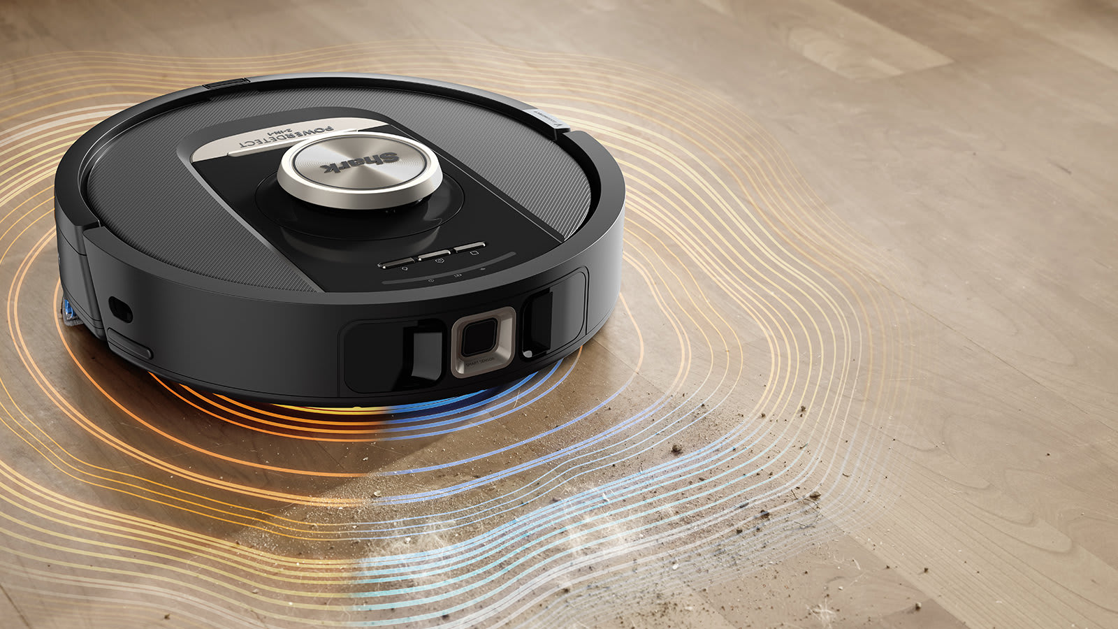 Shark PowerDetect NeverTouch Pro 2en1 robot aspirateur noir Shark