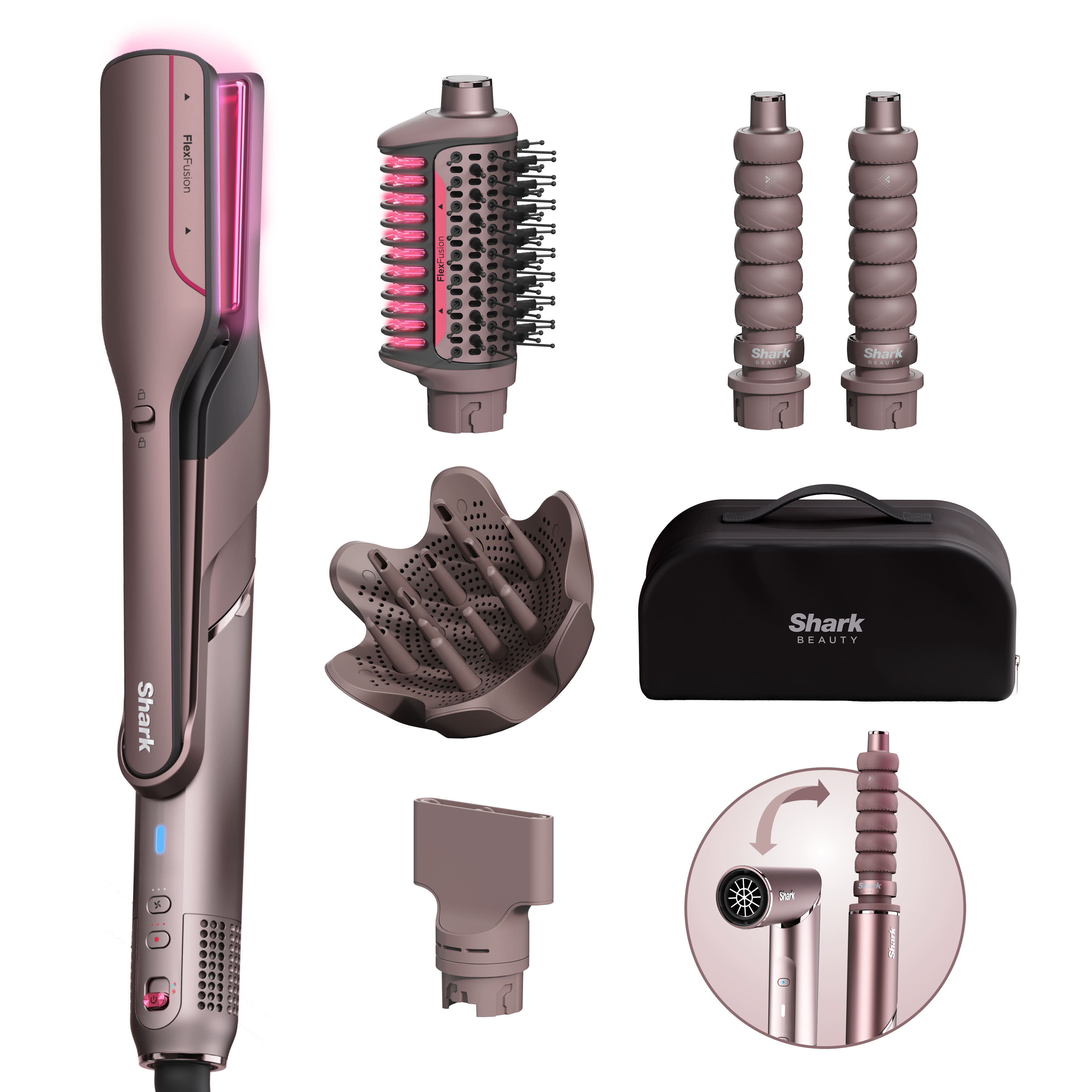 Shark FlexFusion Straight 5in1 Air & Ceramic Styling, Drying