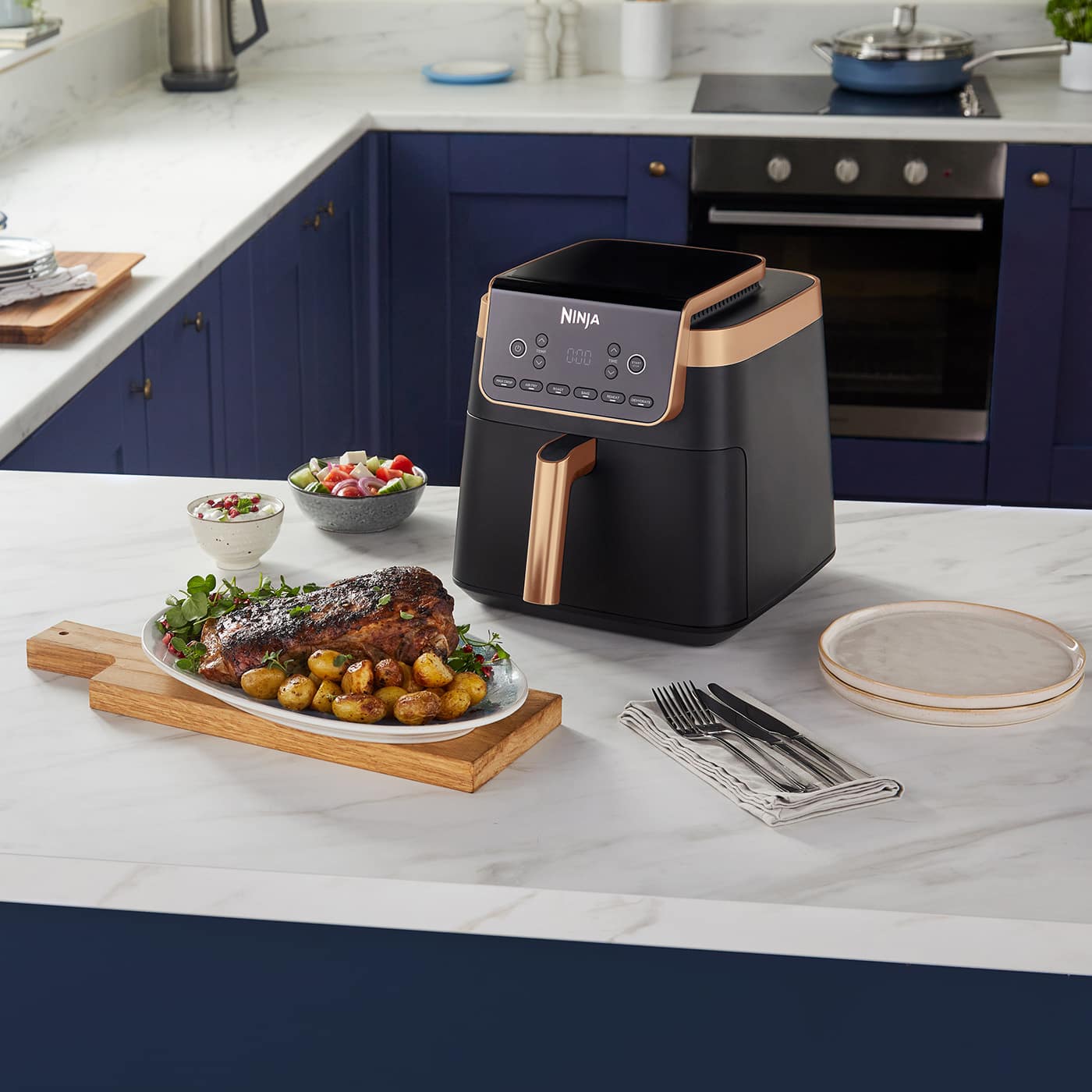 Ninja Deluxe Black Copper Air Fryer MAX PRO 6.2L AF180UKDBCP Ninja UK