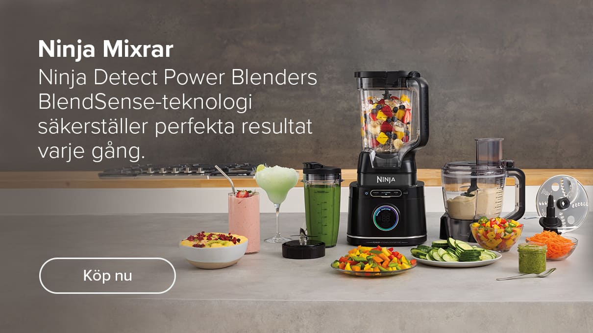 Ninja Detect Power Blenders BlendSense-teknologi sikrer perfekte resultater hver gang.