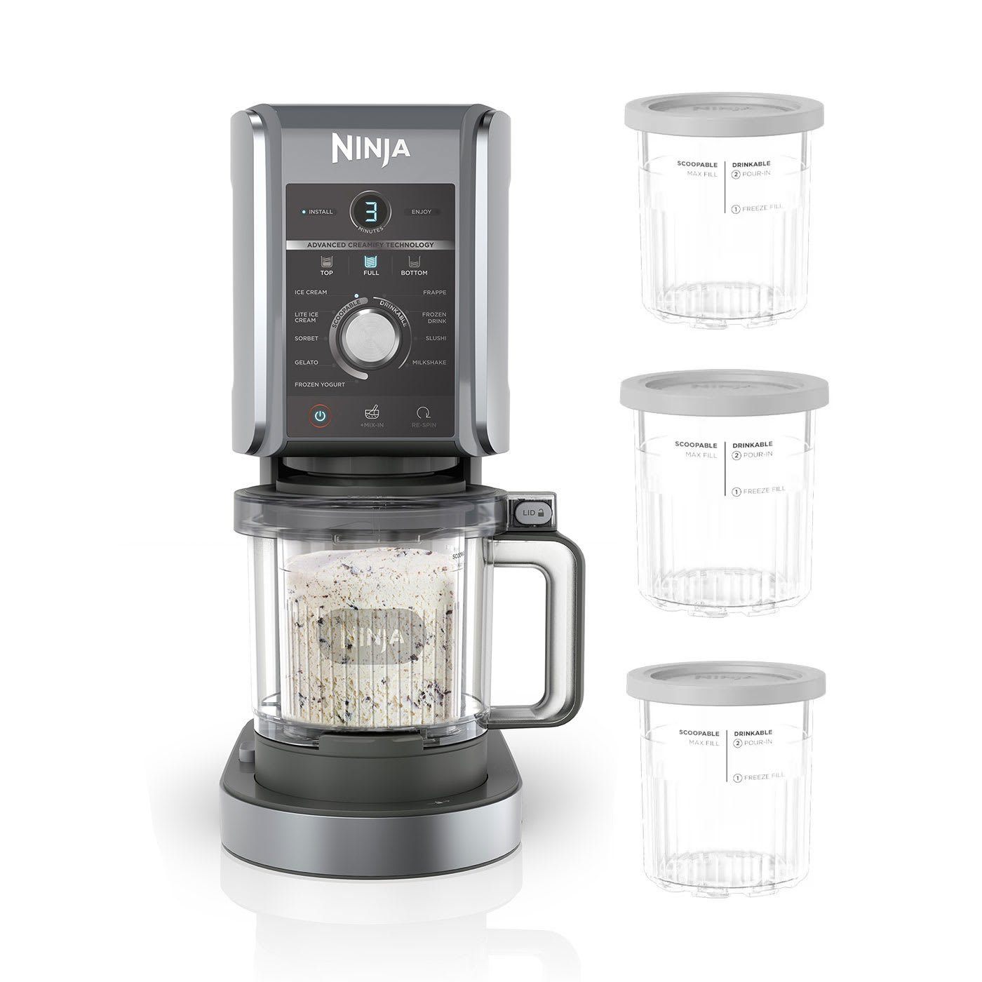 Ninja CREAMi Deluxe 10-i-1 ismaskine NC501EU produktfoto