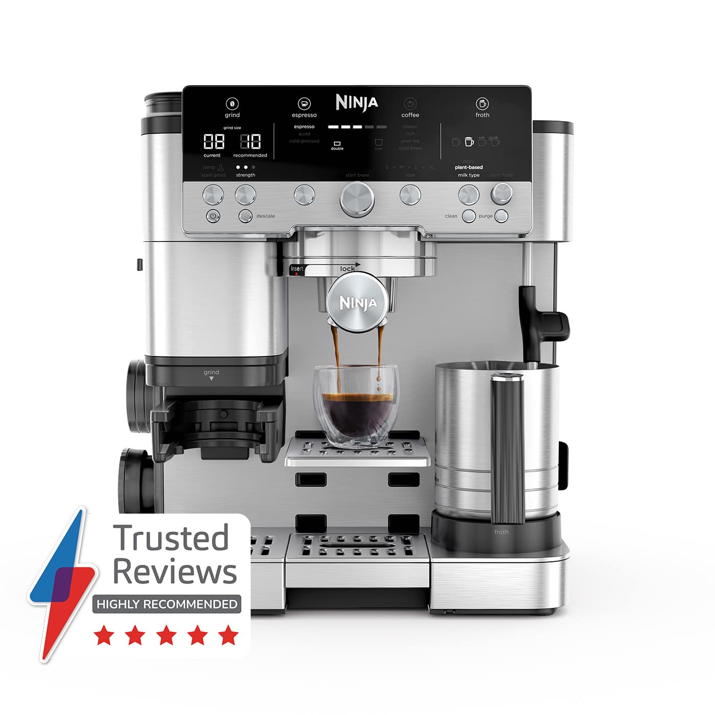 Ninja Luxe Café Premier Espresso Machine ES601UK product photo
