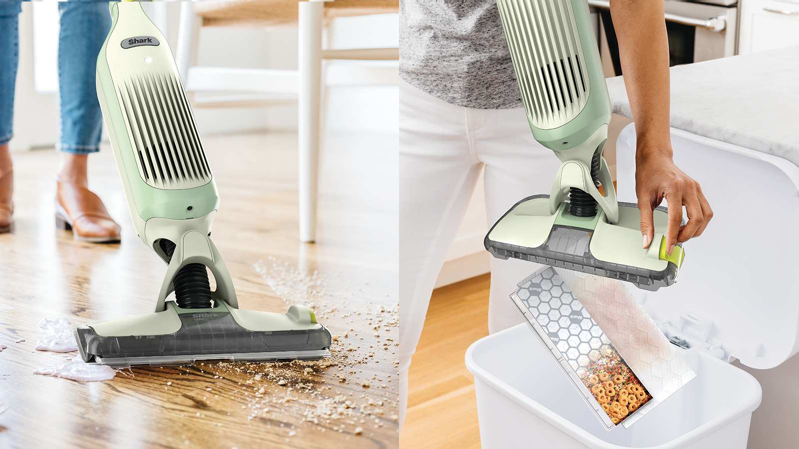 Shark VacMop 2-in-1 Vacuum Cordless Mop with Targeted Spray