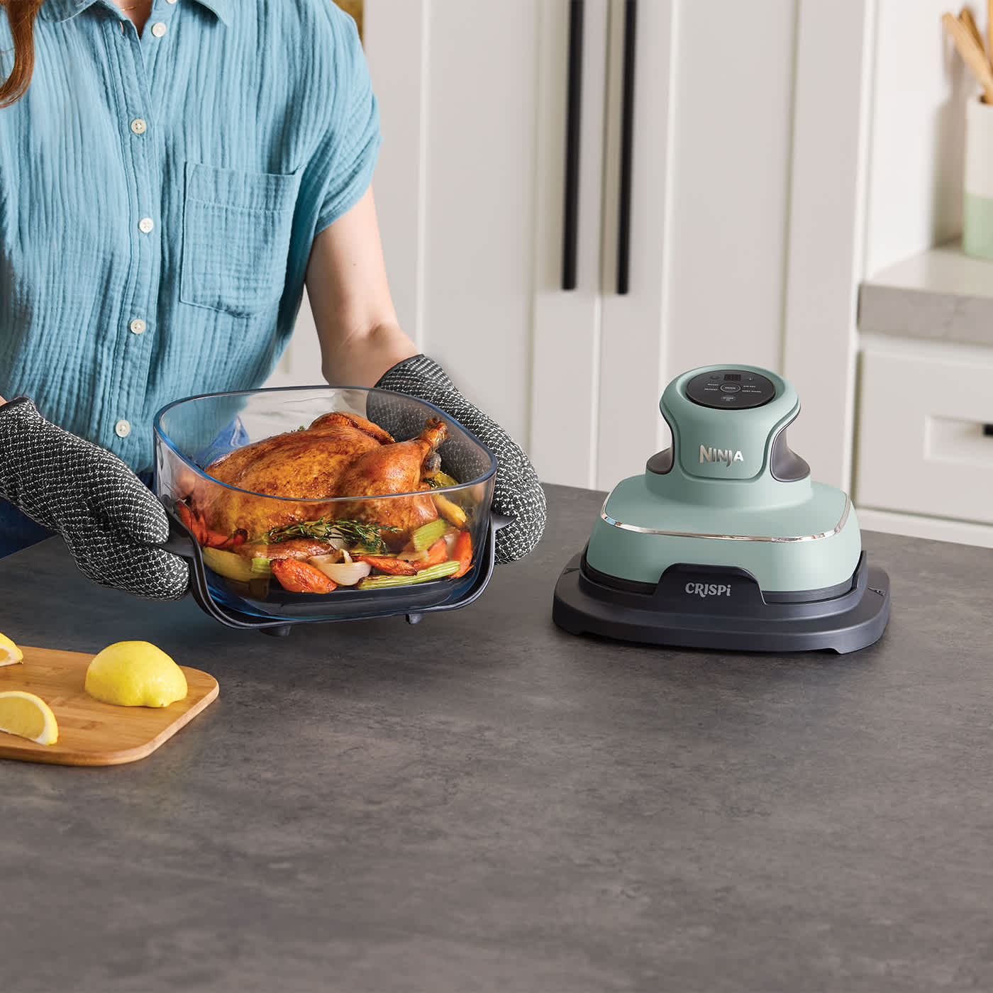 Familiemåltider. Enkelte portioner. Beholdere, der kan udskiftes.