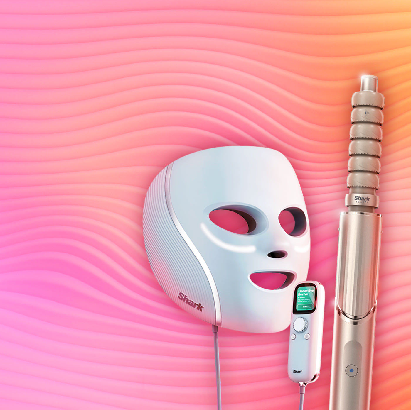 Shark CryoGlow LED Mask and FlexStyle Styler