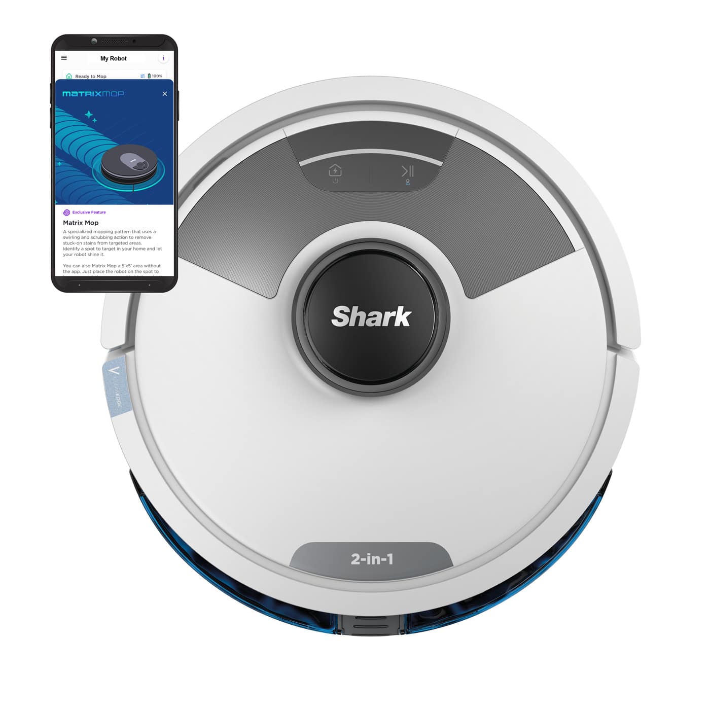 Shark Matrix Plus 2-in-1 Wischen & Saugen RV2620WDEUWH Produktbild