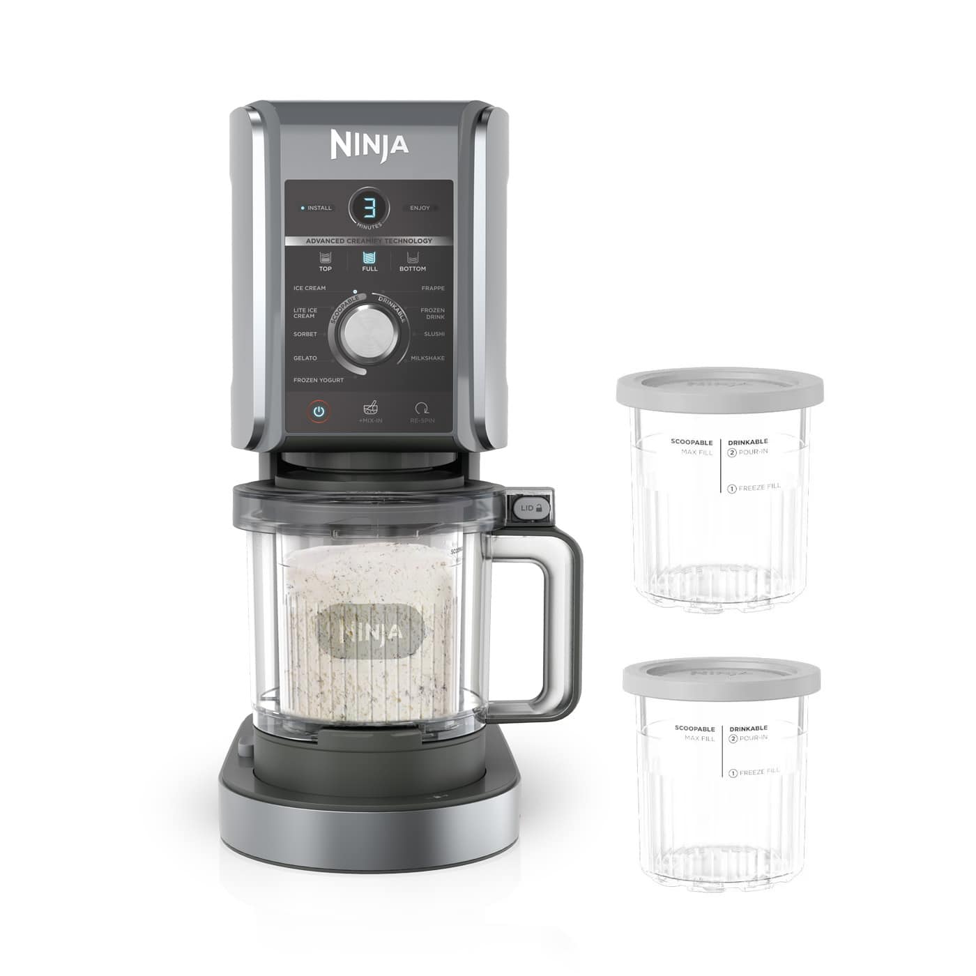 Ninja CREAMi Deluxe 10-i-1 ismaskine NC502EU produktfoto