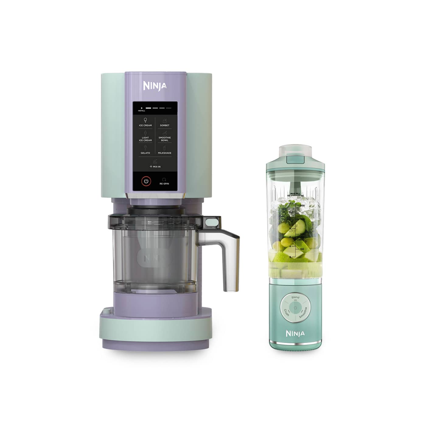Machine à glace Ninja CREAMi et Blender portable sans fil Ninja Blast MAX - Vert photo du produit