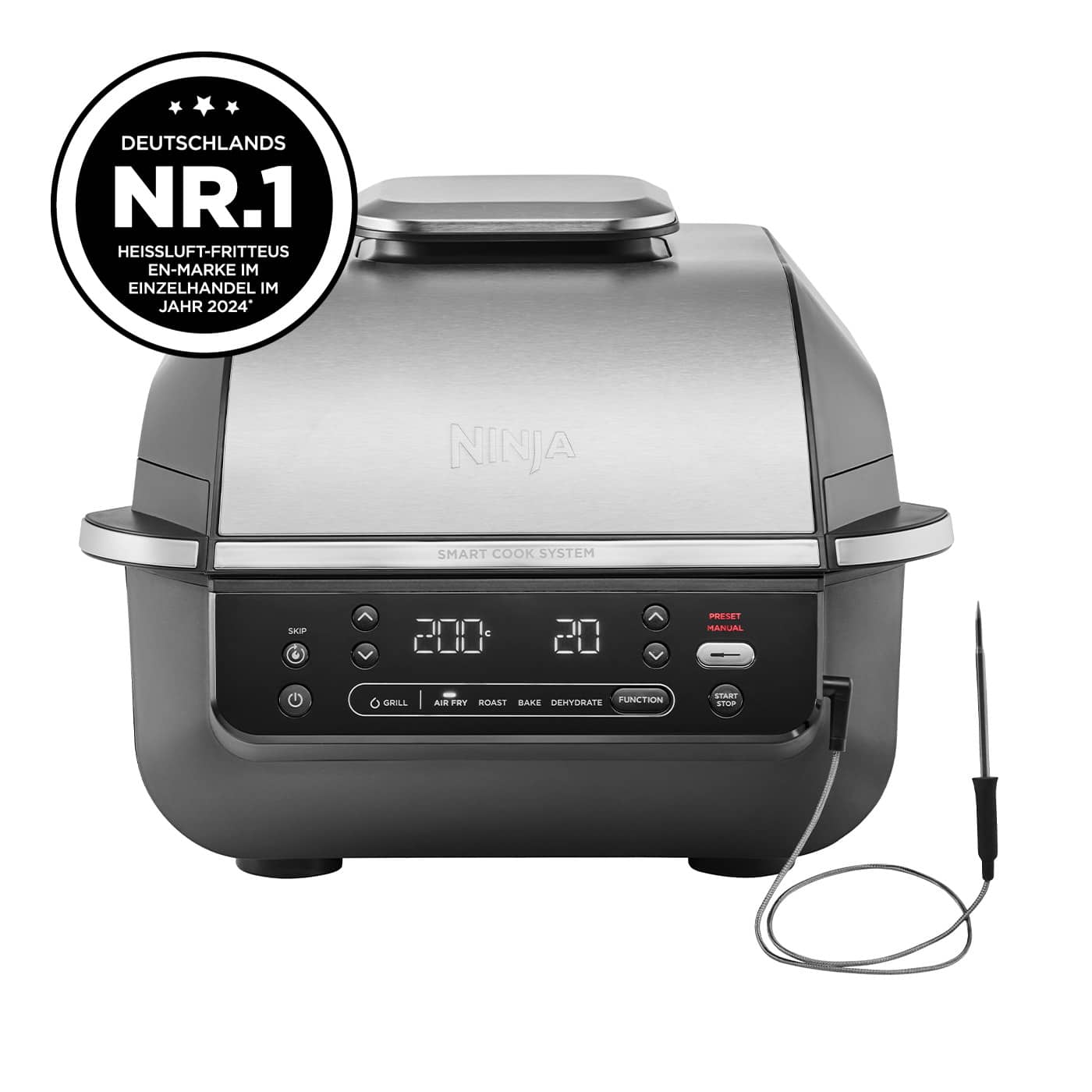 Ninja 5-in-1 Grill & Heißluftfritteuse EG351EU Produktbild