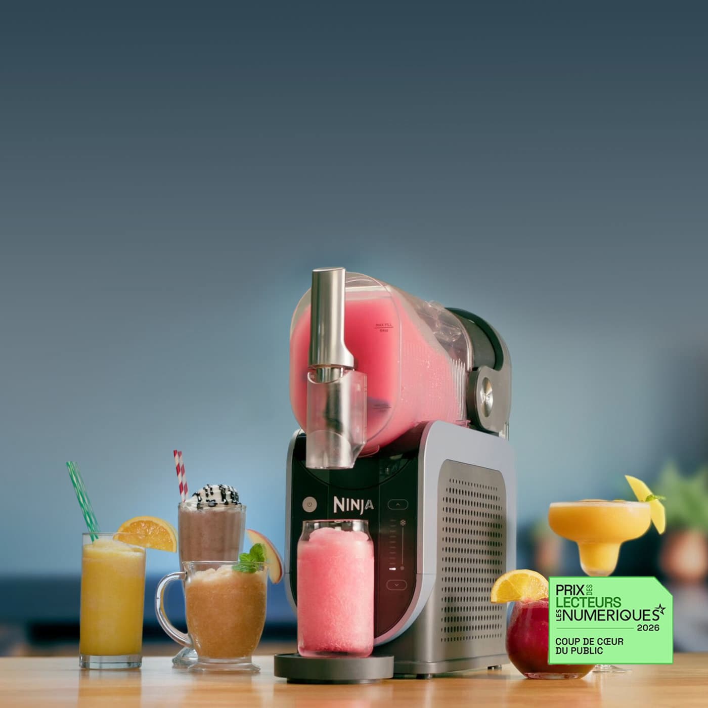 Machine à boissons glacées Ninja SLUSHi avec le Prix des Lecteurs 2026 Les Numériques