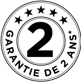 Image of 2 year guarantee logo
