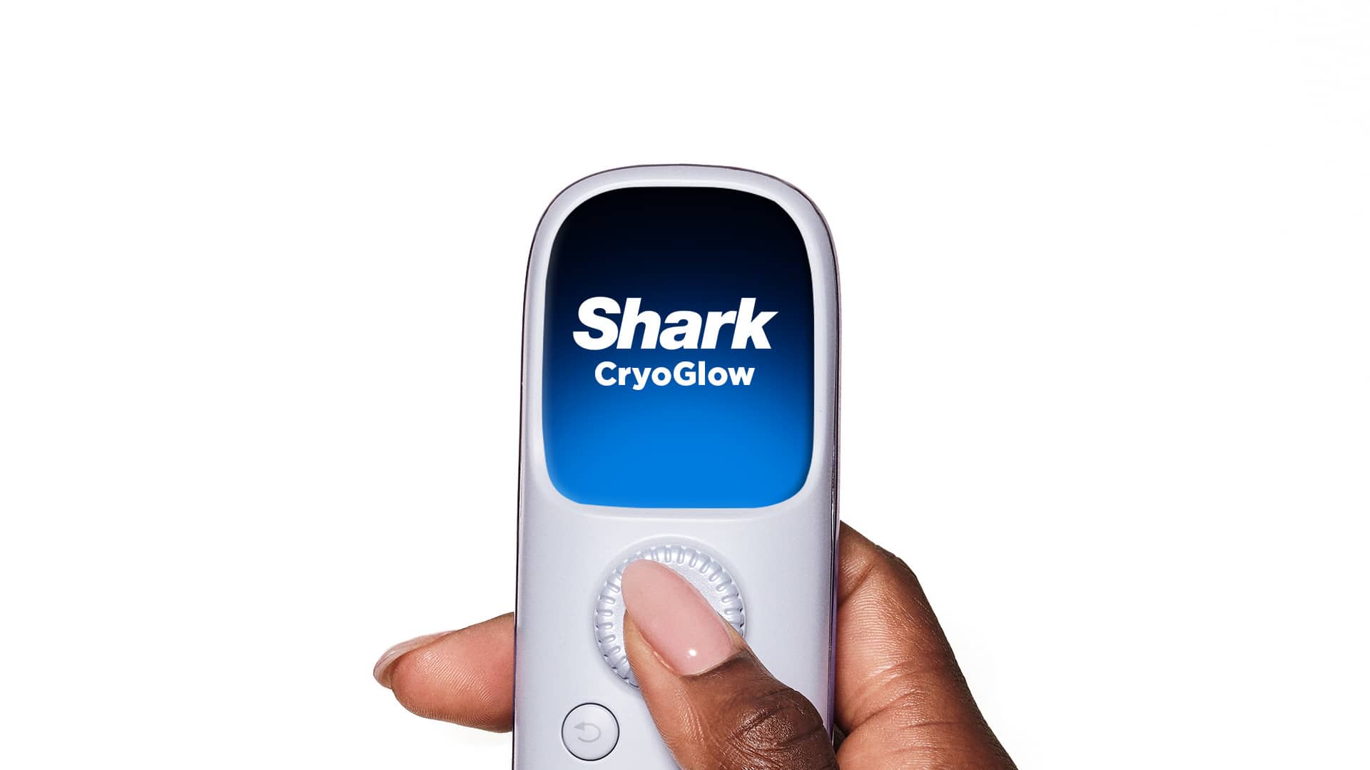 Fernbedienung der LED Maske mit Hand