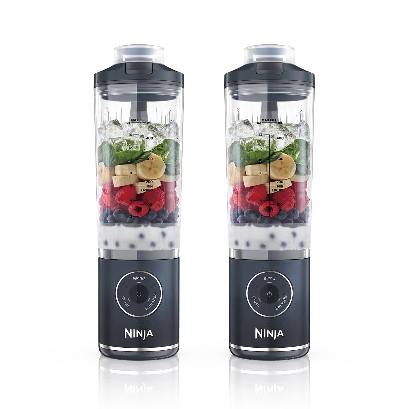 Blender portable sans fil Ninja Blast Max - Cyber Space (Lot de deux) photo du produit
