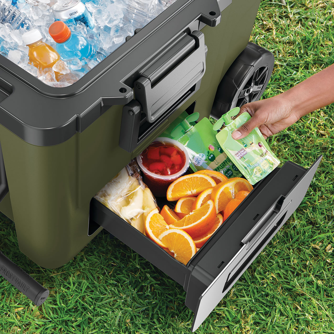 Cajón de almacenamiento en seco integrado