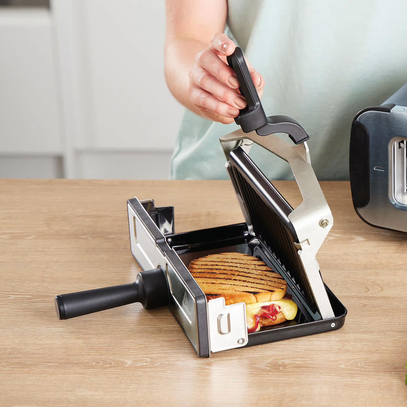 Panini parfaitement pressé