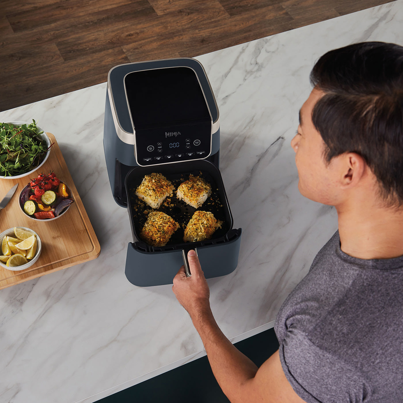 Kompakt airfryer, større kapacitet*