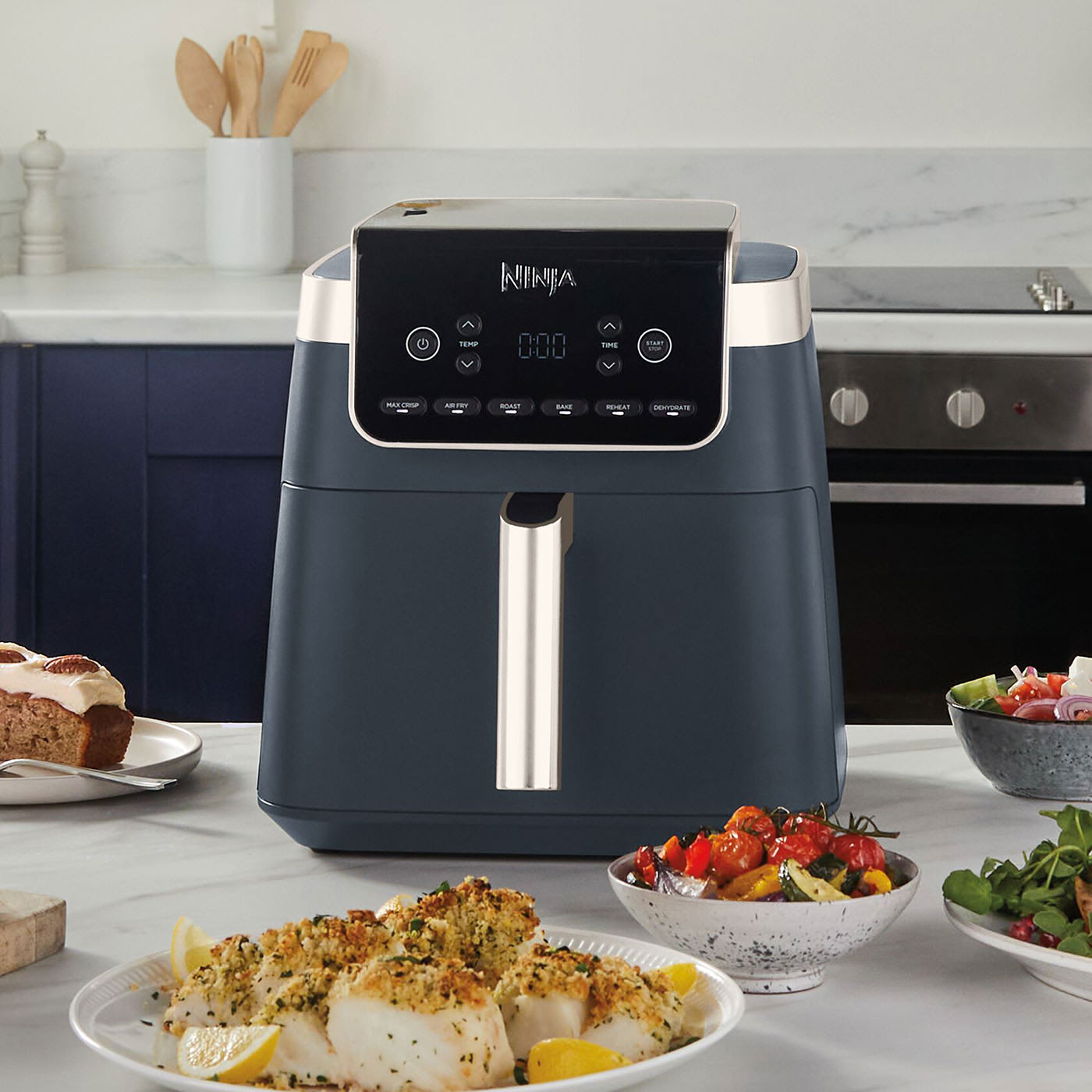 Upp till 75 % mindre fett**