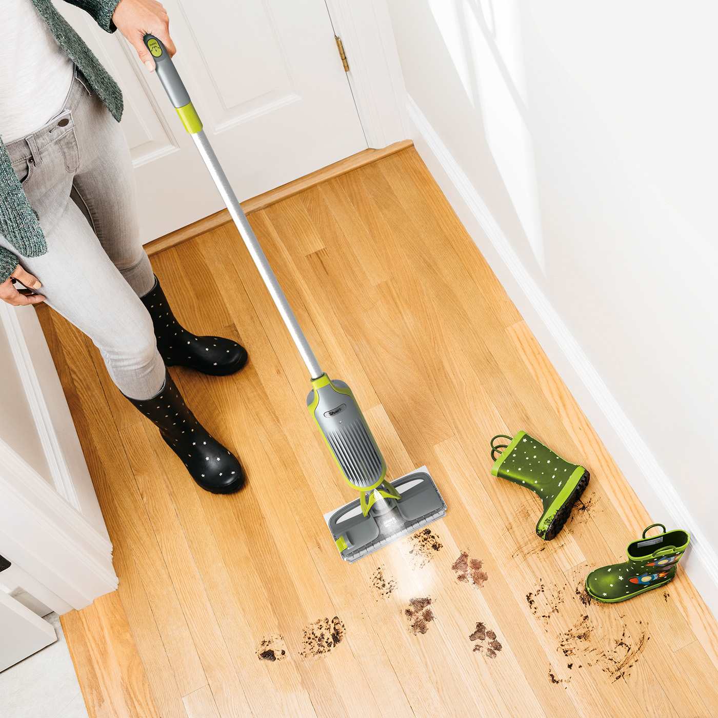 Vollständige Reinigung mit einem einzigen Einwegpad