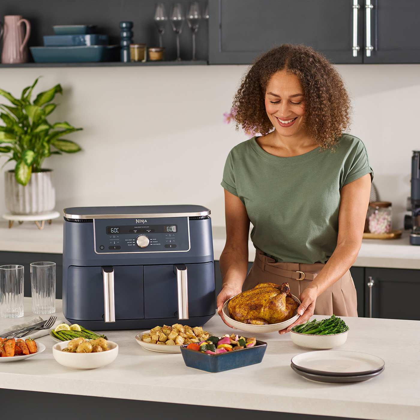 Upp till 75 % mindre fett**