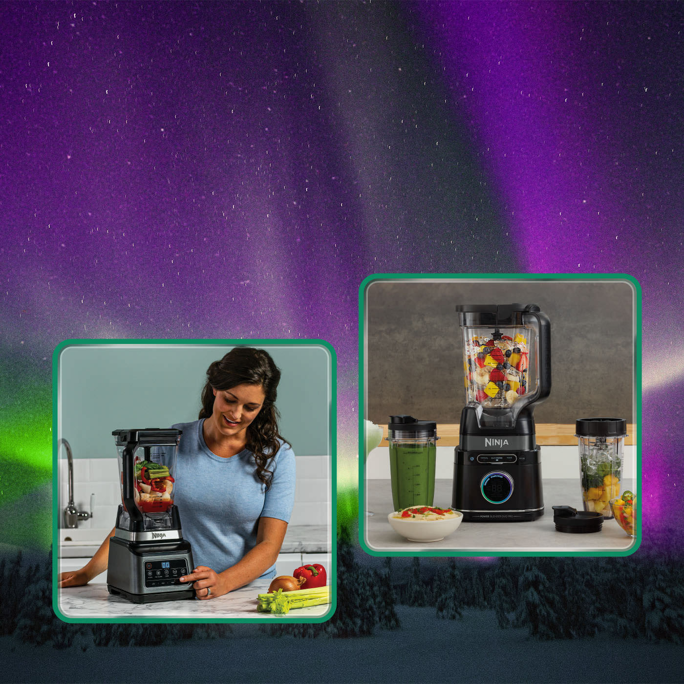 Ninja autumn deals — K32014UKCYD & MO201UKDB products on display