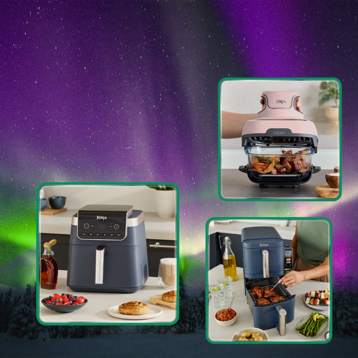 Ninja autumn deals — K32014UKCYD & MO201UKDB products on display