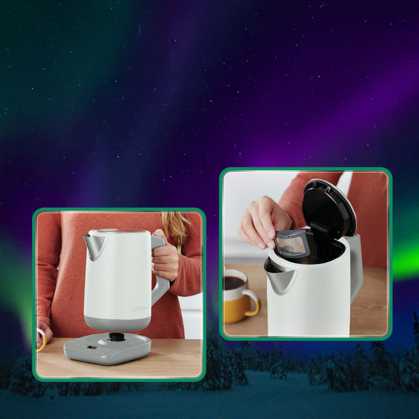 Air Fryer modulaire en verre Ninja CRISPi coloris Cyber Space