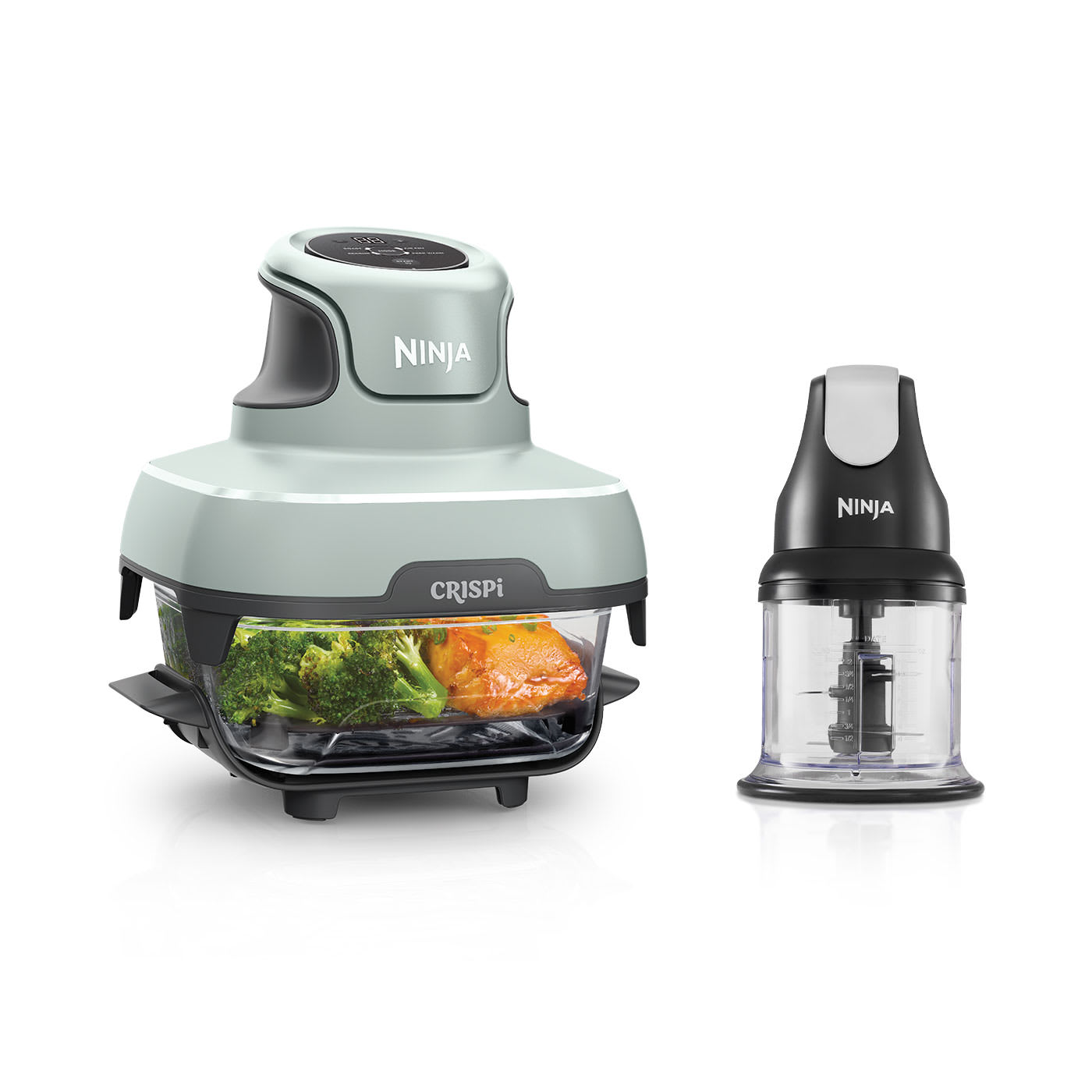 Pack Air Fryer modulaire en verre et Mini hachoir & mixeur photo du produit